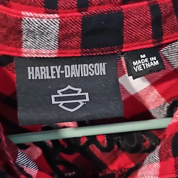 Harley‎ Davidson Buffalo Plaid Button Down - Picture 5 of 5